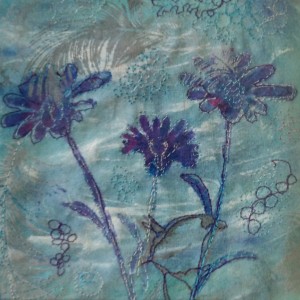 blue flowers